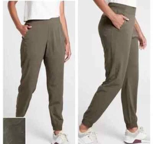 Pantalón Jogger Athleta 16 Brooklyn Texturizado Montaña Verde Oliva Viaje Viaje XL - Imagen 1 de 15