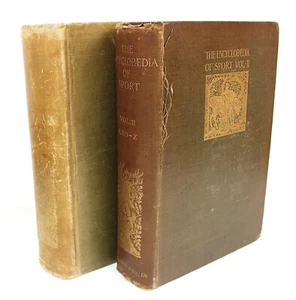 1897/98 ENCYCLOPAEDIA OF SPORT in 2 Vols Peek Aflalo Hunting Shooting Horse Race - Bild 1 von 8