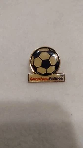 American Airlines Soccer Ball Lapel Pin Tie Tack - Picture 1 of 5