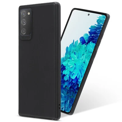 Funda protectora delgada resistente TPU que absorbe los golpes para Samsung/iPhone, negra suave Foto 1 de 4