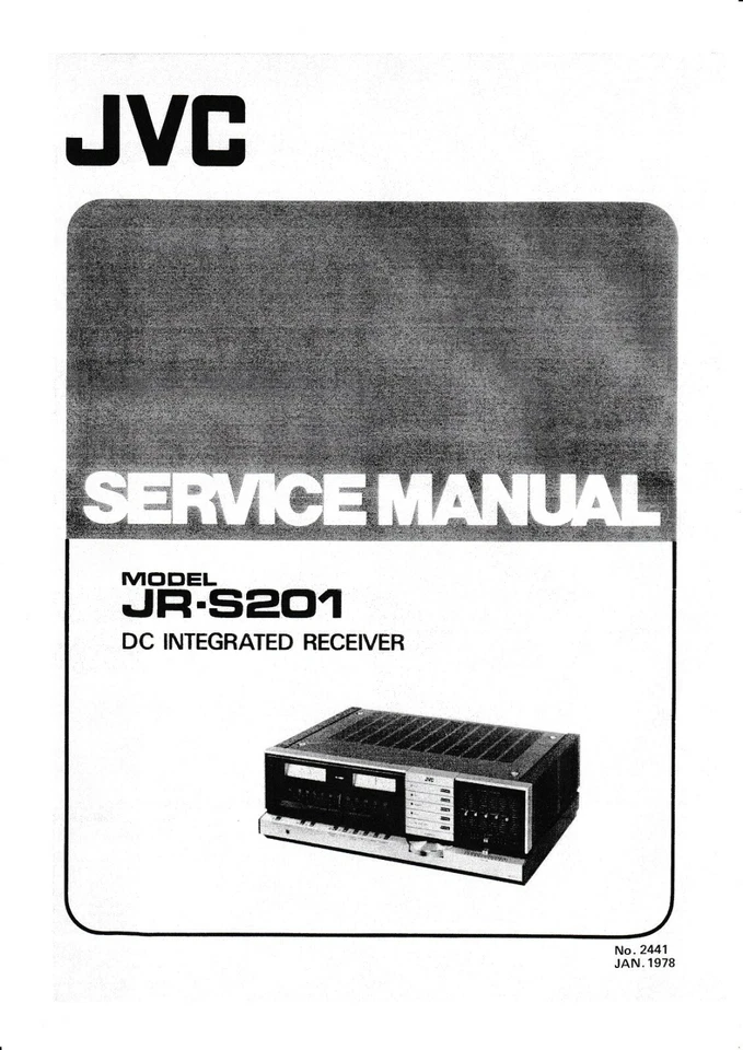 Manuale Di Servizio Per JVC JR-S201 - Immagine 1 di 1