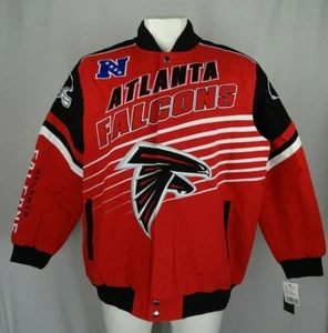Atlanta Falcons NFL G-III Men's Snap-Up Twill Jacket - Picture 1 of 10