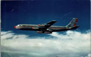 VINTAGE AMERICAN AIRLINES FIRST WITH JETS ACROSS US PHOTOCHROME POSTCARD 38-156 - Picture 1 of 2