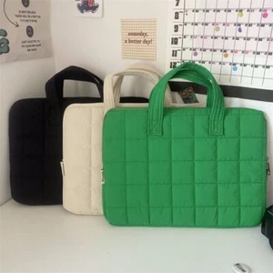 Puffy Laptop Sleeve Cotton Laptop Protective Pouch for Ipad Macbook Lenovo Hp - Bild 1 von 15