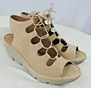 Sandalias Clarks Para Mujer Clarene Grace Punta Abierta Cuña Gladiador Zapatos Talla 11 M EE. UU. - Imagen 1 de 11