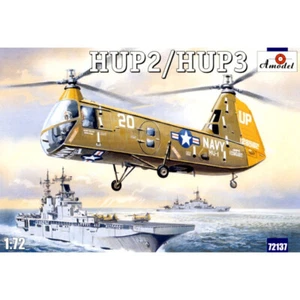 AMODEL 72137 HUP-2/HUP-3 USAF Helicóptero Escala 1/72 - Kit Modelo Plástico - Imagen 1 de 12