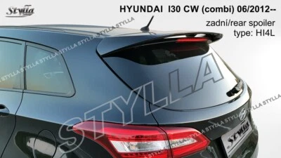 ALERÓN TECHO TRASERO PORTÓN TRASERO APTO PARA HYUNDAI i30 CW MK2 MKII 2 COMBI AVANT ESTATE - Imagen 1 de 4