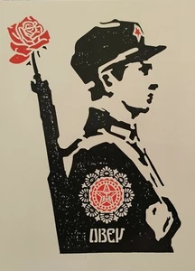 OBEY GIANT SHEPARD FAIREY Large Sticker Banksy/Faile/Pantone/Denial/*Face/Blek - Picture 1 of 1