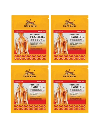 4 Packs BÁLSAMO TIGRE 10cm x 14cm Yeso CALIENTE TAMAÑO GRANDE Foto 1 de 4