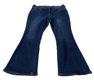 !iT Jeans Boot Cut Women’s Holly High Rise Curvy Sz 16 Dark Wash Western Boho - Picture 1 of 9