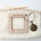 Metal Wood Knitting Needle Ruler Sewing Supplies Yarn Cutter Knitters Ruler