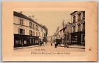 Vtg Villiers-le-Bel France Rue de l'Aistre Street View 1910s Postcard