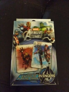 Marvel Avengers Assemble Lenticular Playing Cards Card Changes Before Your Eyes - Picture 1 of 4