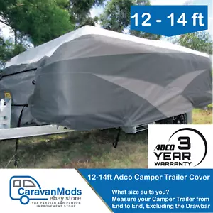 ADCO Premium Camper Trailer UV Rain Protection Cover 12-14 ft - 3 Year Warranty - Picture 1 of 3