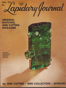 LAPIDARY JOURNAL JANUARY 1977 *CREATIVITY IN JADE/PALM & PALM WOOD* - Imagen 1 de 1