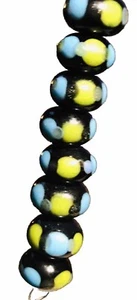 Lampwork Glass Bumpie Beads 16mm Qty:8 - Picture 1 of 1