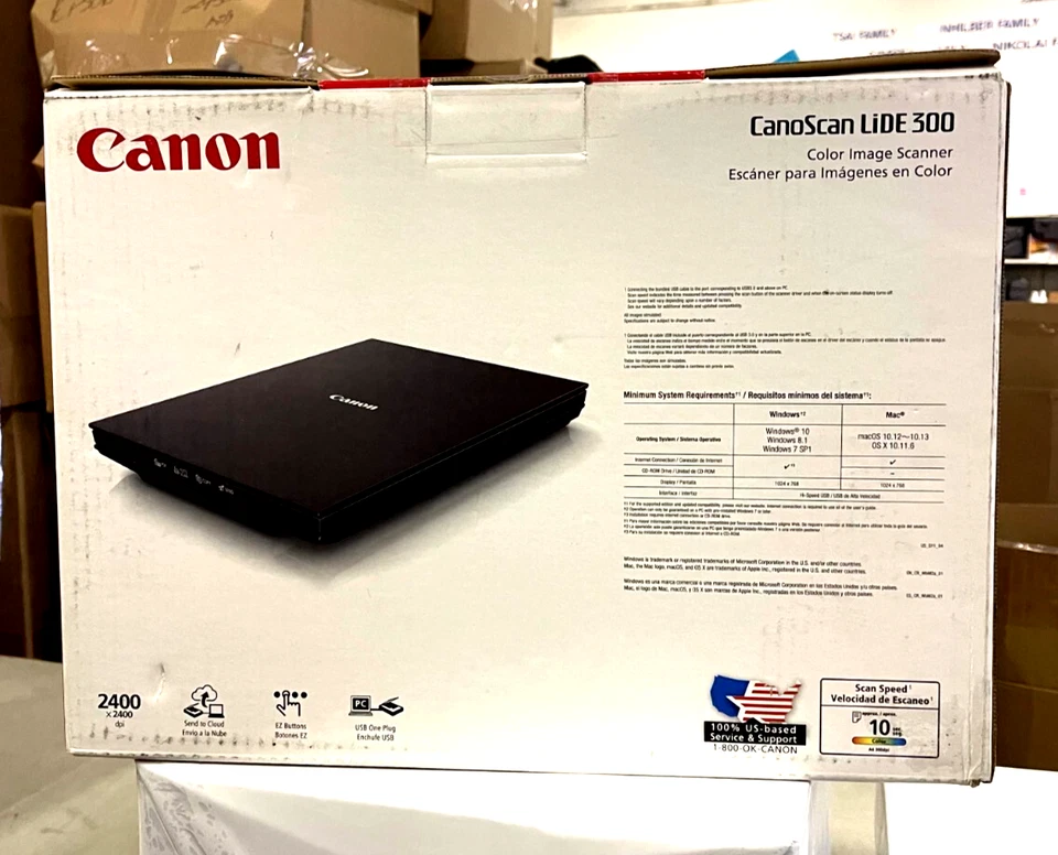 Canon CanoScan Lide 300 Flatbed Scannner - Image 1 of 1