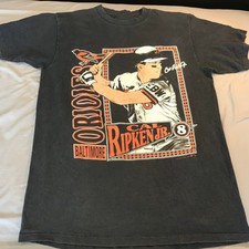 Cal Ripken Jr Baltimore Orioles Short Sleeve Black Unisex S-5XL T-shirt TE310