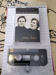 Elton John & Kiki Dee True Love single audio cassette - Picture 1 of 2