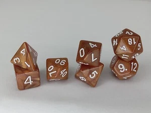 7pc Polyhedral Dice Set With Free Bag of Choice! TTRPG DND MTG Board Games - Picture 1 of 6