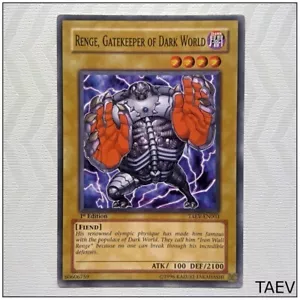 Renge, Gatekeeper of Dark World - TAEV-EN003 - Common 1st Edition Yugioh TAEV - Picture 1 of 1
