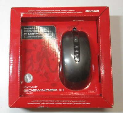 Microsoft Sidewinder X3 USB Maus i.OVP - Bild 1 von 4