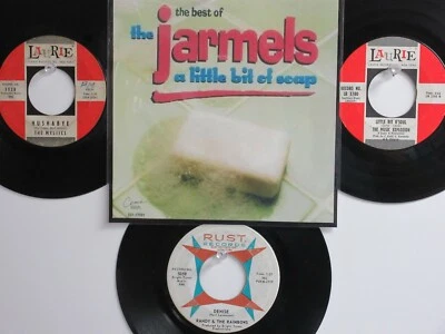 💥LOT OF 4 OLDIES BUT GOODIES HIT 45's+PICTURE[A Little Bit Of Soap] 50's&60's💥 - Image 1 of 2