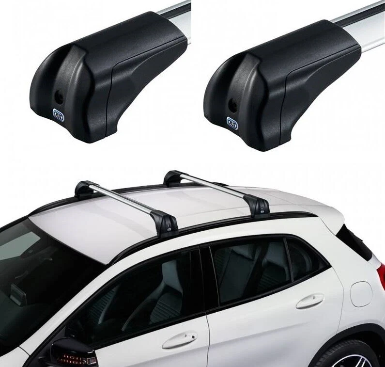 Barres de toit argent Fuse Pour Opel Vectra Break C 2004-2007 - Photo 1/1