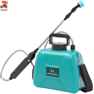 5L Handheld Portable Water/Chemical Sprayer Electric Pump Garden Spray Bottle AU - Picture 1 of 14