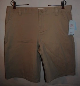 Boy's CAT & JACK Tan Khaki Shorts Size 16 Plus Adjustable Waist Band  NWOT - Picture 1 of 4