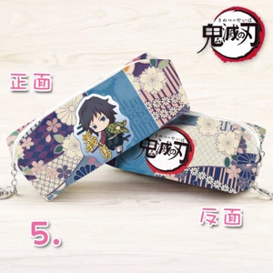 Demon Slayer Kimetsu no Yaiba Tomioka Giyuu PU Leder Federmäppchen Stifteetui Tasche - Bild 1 von 1