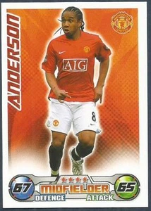 TOPPS MATCH ATTAX 2008-09-MANCHESTER UNITED & PORTUGAL-ANDERSON - Picture 1 of 1