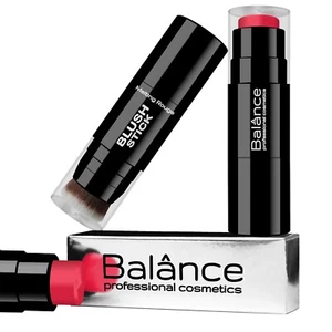 Balânce cosmetics Creamy Blush Stick S05 (scarlett cherry) mit Kabuki Pinsel - Bild 1 von 5