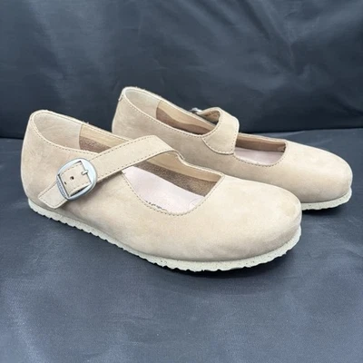 Zapatos Mary Jane planos plateados Birkenstock Tracy para mujer talla EU 38 US 8 Foto 1 de 4
