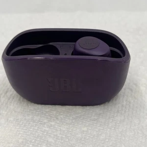 RIGHT & CASE ONLY JBL Vibe 100 TWS Purple Wireless Earbud Headphones Bluetooth - Picture 1 of 10