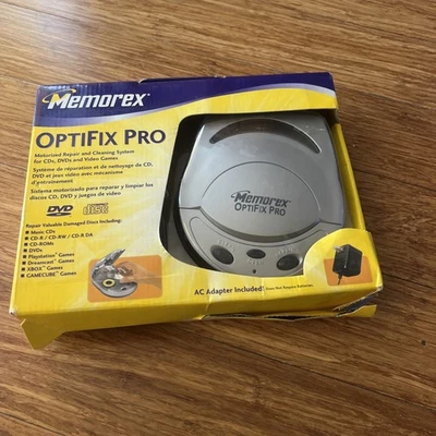 Memorex OptiFix Pro Motorized CD DVD Video Game Repair System - New / Box Opened - Image 1 of 4