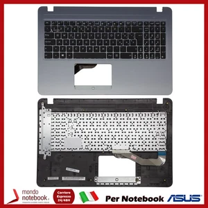 Tastiera Italiana Top Case ASUS AZZURRA SILVER F540MA F540LA F540L F540BP - Foto 1 di 1