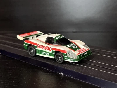 AFX Jaguar XJR-9 GTP Castrol # 60 Slot Car with Head and Tail Lights Tomy Aurora - image 1 of 4