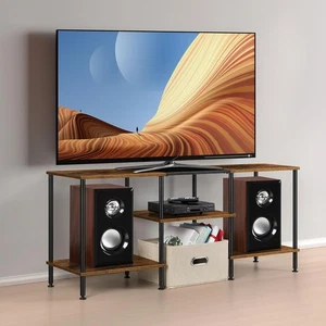 50 Zoll TV Ständer für Schlafzimmer Rustikal Braun TV Entertainment Center mit Stauraum... - Bild 1 von 7