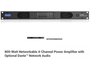 Atlas Sound DPA804 800W Netzwerkfähige 4-Kanal Endstufe Netzwerk Audio - Bild 1 von 4