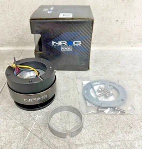 *RETURNED SALE* NRG (SRK-330BK) Quick Release Kit Gen 2.5 - Black/ Black Ring - Picture 1 of 5
