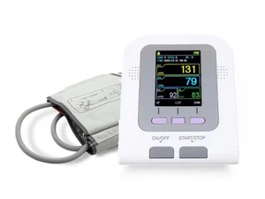 Monitor de presión arterial digital electrónico superior brazo esfigmomanómetro CONTEC08A - Imagen 1 de 10