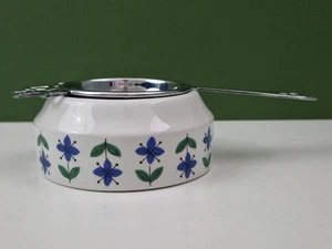 MIDWINTER ROSELLE tea strainer & stand - Picture 1 of 5