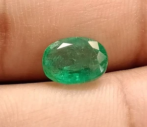 GSI Certified 2.57ct Intense Green Emerald, Natural Gemstone - Picture 1 of 6