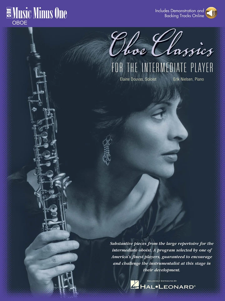 Oboe Classics for Intermediate Player Sheet Music Minus One Book & Online Audio - Image 1 of 1