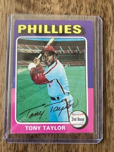 Tarjeta Topps Tony Taylor 1975!!  #574 Philadelphia Phillies - Imagen 1 de 1