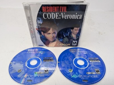 Resident Evil Code Veronica Sega Dreamcast Completo CIB 2 Discos Capcom De Colección Foto 1 de 4