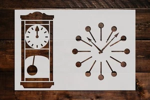 Clocks Stencil - Art and Wall Stencil - Picture 1 of 1