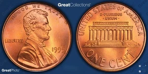 MS-66 RD ERROR!!!  1995 Lincoln Cent "EIR" Variety ANACS  Old Holder... - Picture 1 of 3
