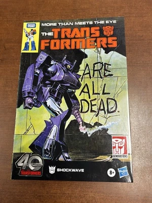 Transformers Generations 40th Anniversary Comic Edition Shockwave Action Figure - Image 1 of 4